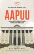 AAPUU: Asas-Asas Pengujian Undang-Undang. Jilid 1 .-- Ed 1