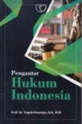 Pengantar Hukum Indonesia.Jilid 1 .-- Ed 1