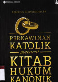 Perkawinan Katolik Menurut Kitab Hukum Kanonik