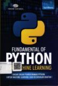 Fundamental of Python for machine learning